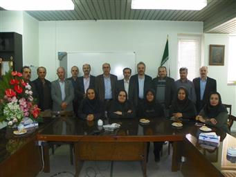 مراسم تودیع همکار عزیزمان ...