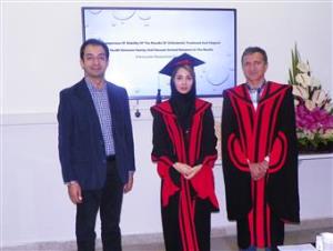 جلسه دفاع از پایاننامه دستیار تخصصی گروه ارتودنتیکس خانم دکترسمیه فرشید نیا