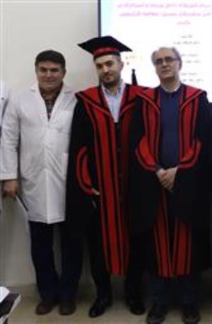 جلسه دفاع از پایاننامه دستیار تخصصی گروه جراحی دهان ، فک و صورت آقای دکتر فرهاد نوژن