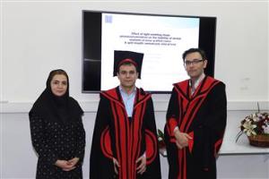 جلسه دفاع از پایاننامه آقای دکتر عباس گشاده رو دستیار تخصصی گروه پریودانتیکس
