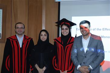 جلسه دفاع از پایاننامه دستیار تخصصی گروه پروتزهای دندانی خانم دکتر آیشین اکبرزاده
