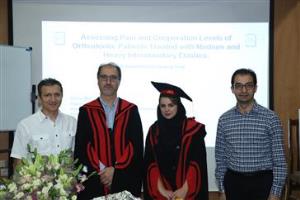 جلسه دفاع از پایاننامه دستیار تخصصی گروه ارتودنسی خانم دکتر زهرا مردانی