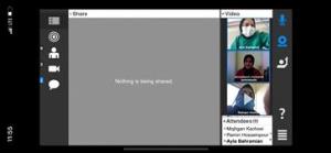 جلسه دفاع مجازی دانشجو ام البنین محسنی 