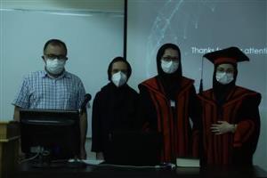 جلسه دفاع از پایاننامه دستیار تخصصی گروه دندانپزشکی ترمیمی خانم دکتر المیرا ساعتی