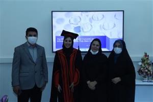 جلسه دفاع از پایاننامه دستیار تخصصی گروه اندودانتیکس  خانم دکتر عاطفه عابدی