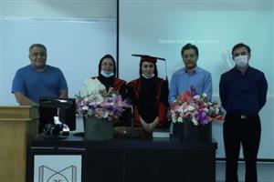 جلسه دفاع از پایاننامه دستیار تخصصی گروه دندانپزشکی ترمیمی خانم دکتر فاطمه درویشی