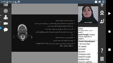 جلسه دفاع مجازی دانشجو شمیم اقبلی