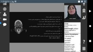 جلسه دفاع مجازی دانشجو شمیم اقبلی