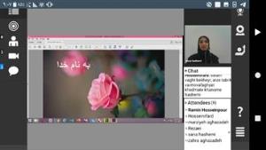 جلسه دفاع مجازی دانشجو ثنا سید سادات هاشمی