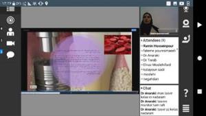 جلسه دفاع مجازی دانشجو فاطمه پور اسماعیل