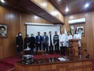 جلسه دفاع از پایاننامه دستیار تخصصی گروه ارتودنسی آقای دکتر برهم احمد عبدالکریم 