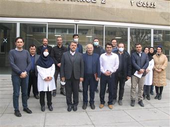 بازدید ریاست دانشگاه از گروه پروتزهای دندانی دانشکده دندانپزشکی